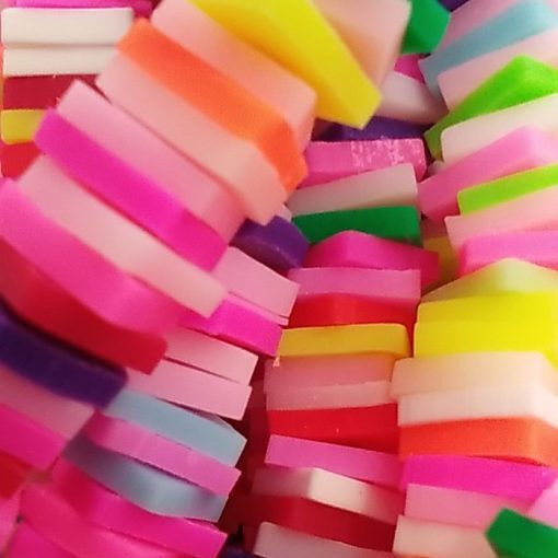 Rubber Discs Square Multicolour 6mm 245pcs 16-24