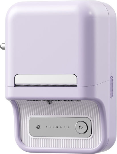 Niimbot B21 Pro Elektronischer Etikettendrucker 1 Zeile mit Bluetooth Lila