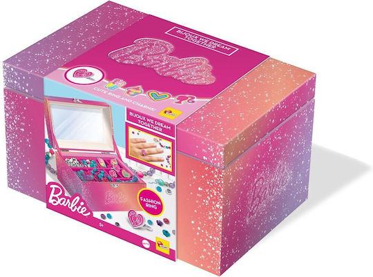 Lisciani Giochi Beads with Barbie jewelry box, We Dream Together for Children 5+ years Years