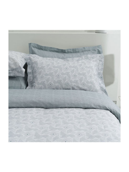 Vesta Home Geneva 2 Set Bed Sheets for Single Bed 170x270cm Gray (3 Pieces)
