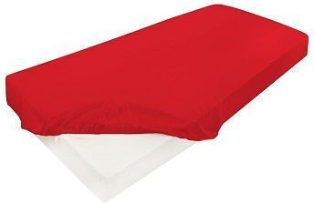 Hatzitex Cearșaf Single cu Elastic 100x200+30cm. Roșu