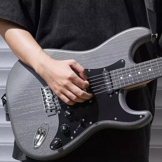 Donner Set Electric Guitar Stratocaster Black with Case