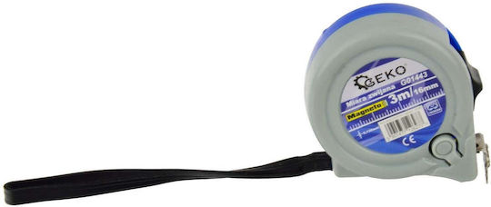Geko Maßband mit Magnet 16mm x 3m