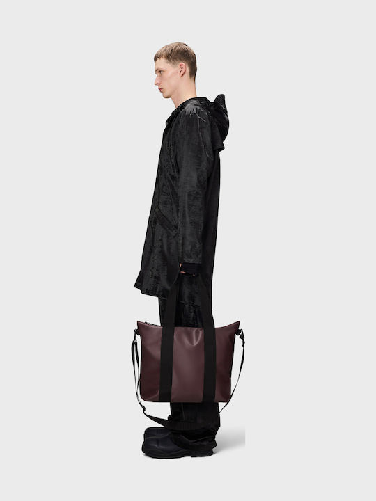 Tote Mini Γυναικεία Τσάντα Tote Χειρός Μπορντό