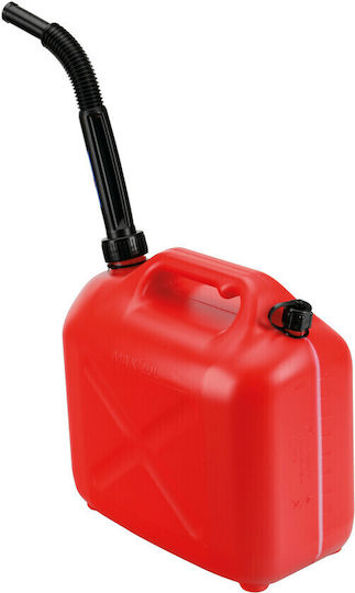 Plastic Fuel Transport Can Flexible Long Safety Spout Red Jerry Can 10L Lampa 1 Piece