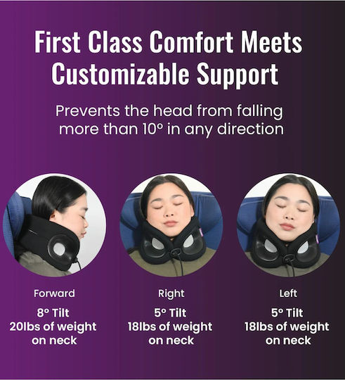 Cabeau Evolution X Memory Foam Travel Pillow for Kids 22.6x13.7cm Blue