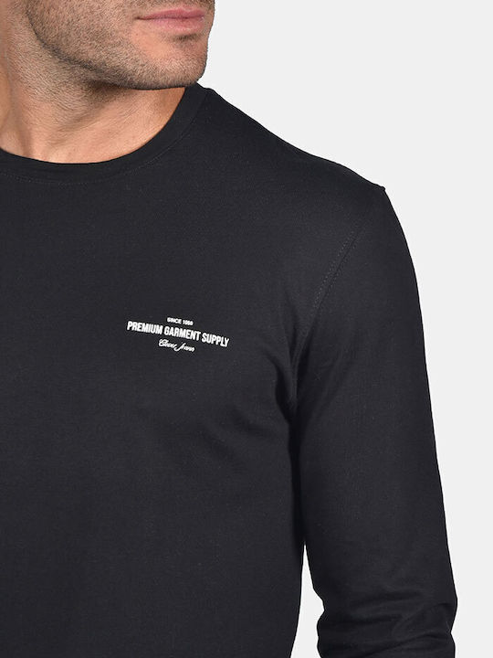 Langarmbluse Black