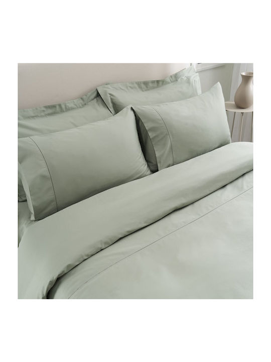 Vesta Home Σετ Σεντόνια Υπέρδιπλα 240x270εκ. Olive (4τμχ)