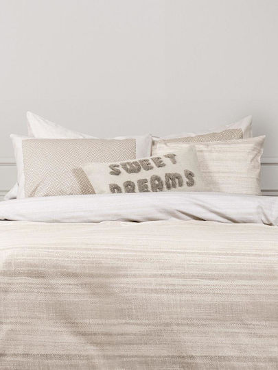 Nima Set Cearșafuri Flanel 240x260cm. Venity Beige 4buc