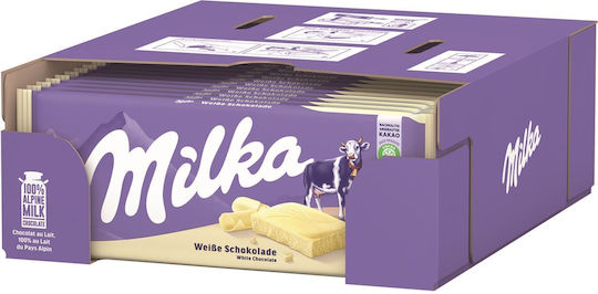 Milka Ciocolată 90g Ciocolată Albă