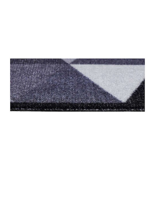 Sdim Kitchen Mat Runner with Anti-slip Underlay Silver 67x150εκ.