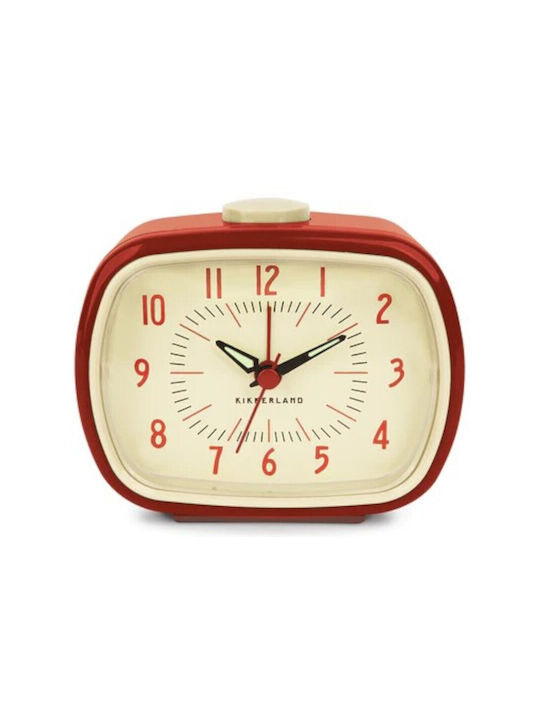Gadget Master Tabletop Clock with Alarm Red AC08-R-EU