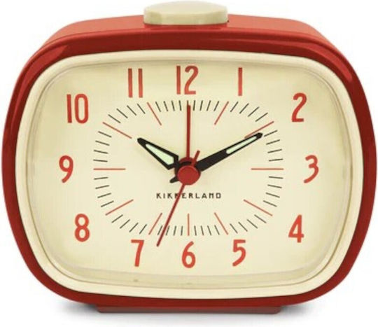 Gadget Master Gadget Master Tischuhr LED Kunststoff mit Wecker Rote AC08-R-EU