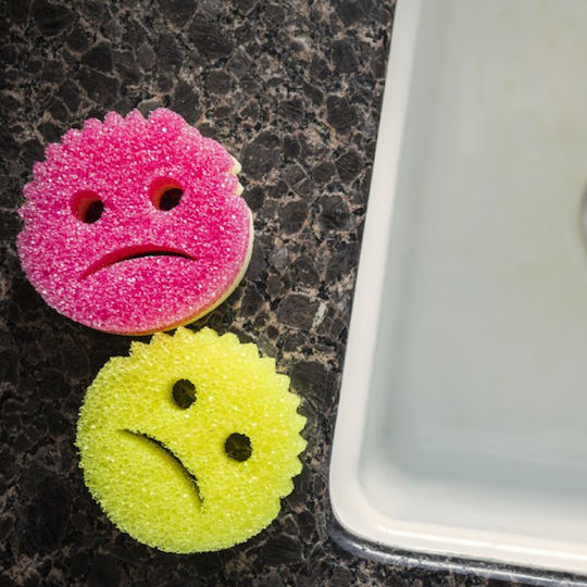 Scrub Daddy Scrub Mommy +daddy Σετ Σφουγγάρια Πιάτων Ροζ 2τμχ