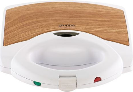 Gruppe Txs886c Sandwich Maker with Removable Plates for 2 Sandwiches 750W White
