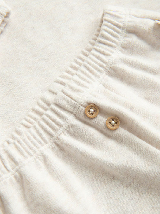 Kids' Set with Pants Winter 2pcs Beige