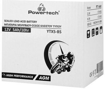 Powertech Μπαταρία UPS με Χωρητικότητα 5Ah και Τάση 12V PT-1441 1τμχ