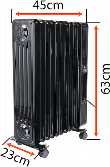 Powermat Καλοριφέρ Λαδιού με 11 Φέτες 2500W