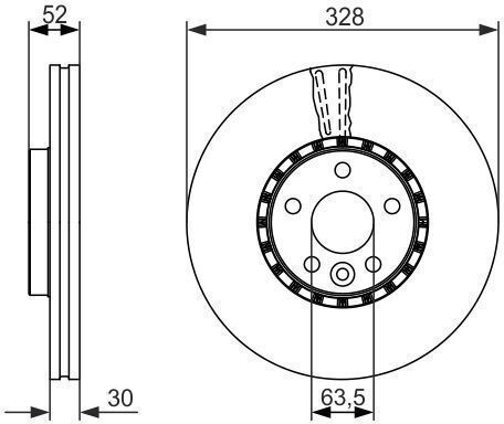 Bosch Bremsscheibe 0 986 479 621