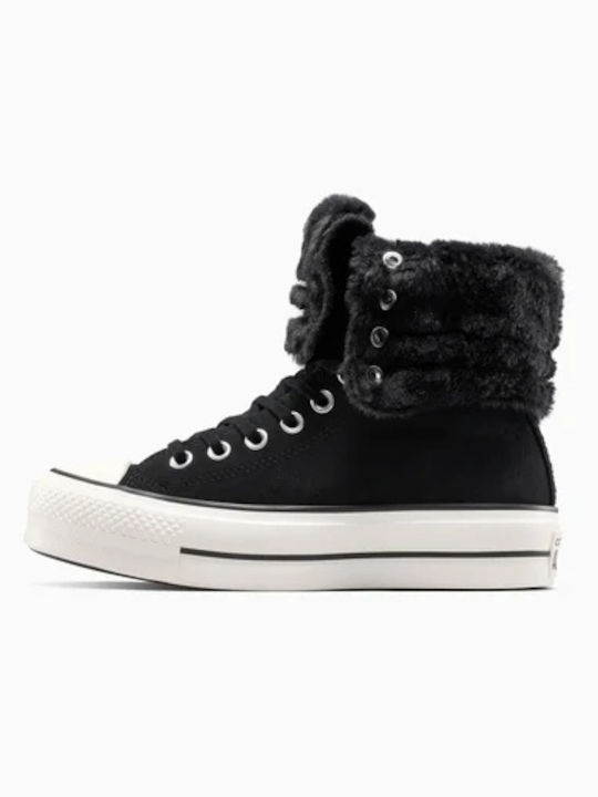 Converse Chuck Taylor All Star Flatforms Boots Black / Egret