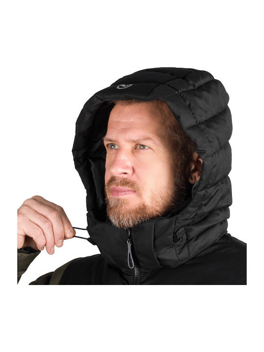 Winter Jacket Black Dark Green