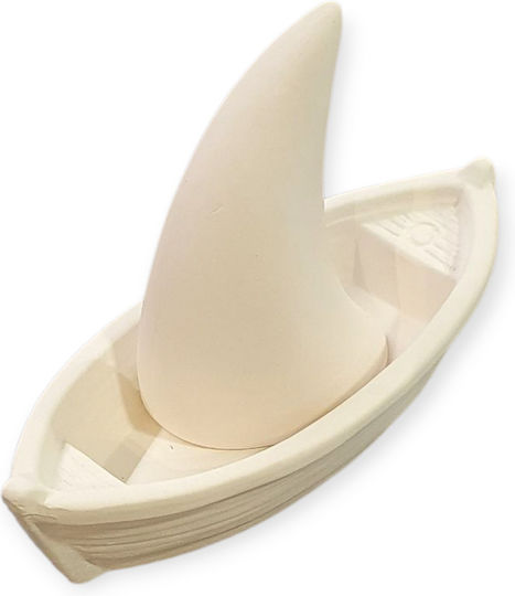 Keramik Segelschiff Stoff Abnehmbar 17×7x4cm