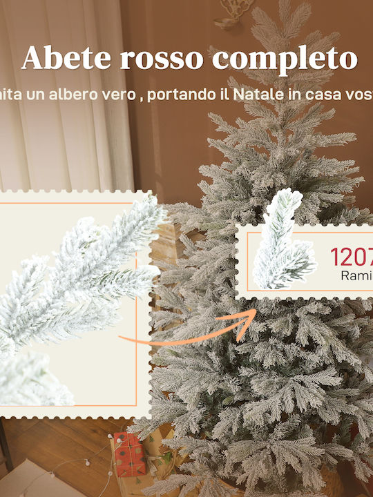 Christmas Tree Slim Snowy 180cm