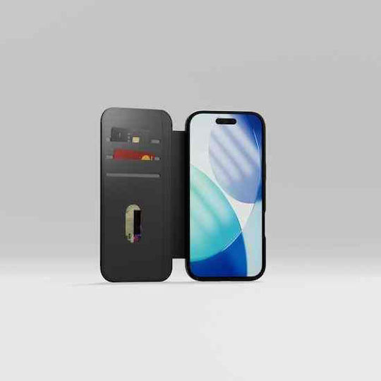 Cygnett Wallet Δερμάτινο / Σιλικόνης Μαύρο (iPhone Air)