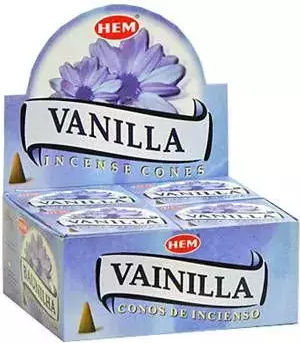 Αρωματικοί Κώνοι Βανίλια Hem Vanilla Cones 10τμχ