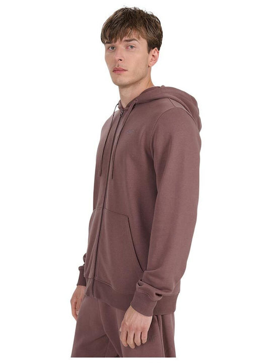 Sweatshirt with Hood Brown