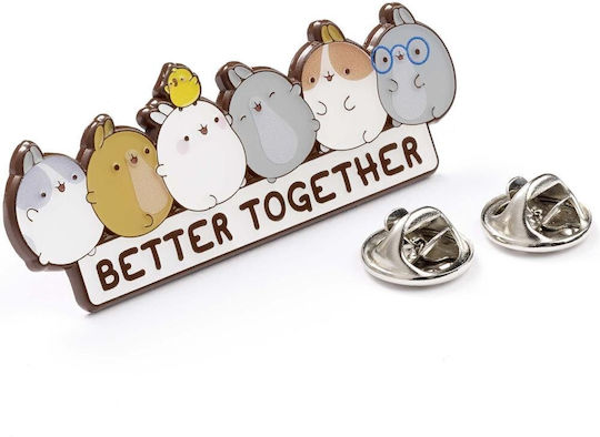 Molang Together Pin Badge