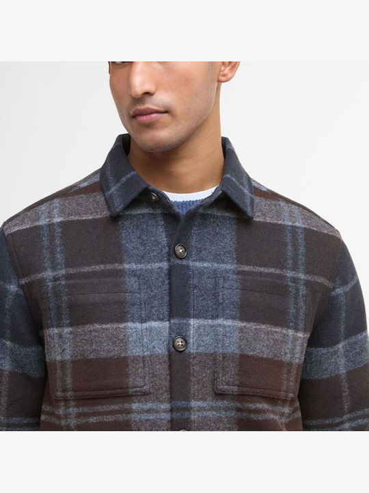 Μακρυμάνικo Overshirt Καρό Midnight Oak