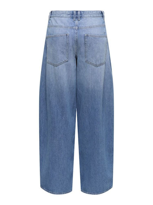 Hw Hoch tailliert Damenjeans Medium Blue