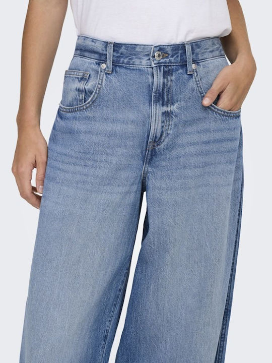 Hw Hoch tailliert Damenjeans Medium Blue