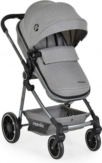 Moni Giselle Adjustable 2 in 1 Baby Stroller Suitable for Newborn Gray 6.9kg