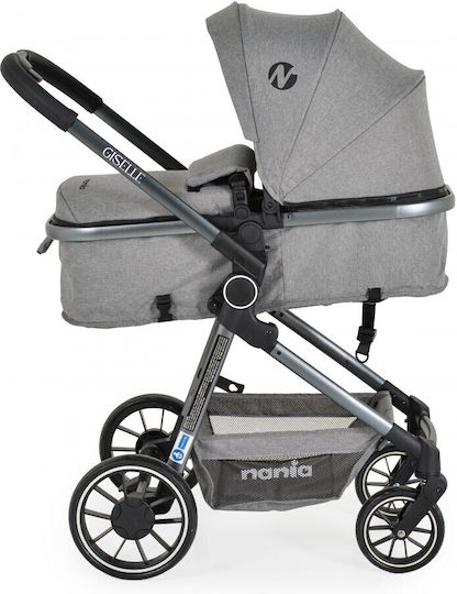 Moni Giselle Adjustable 2 in 1 Baby Stroller Suitable for Newborn Gray 6.9kg