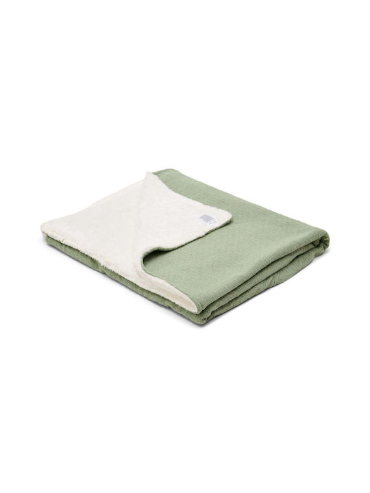 Little Dutch Blanket Nursery Swaddling Blankets Knitted Green 70x100cm