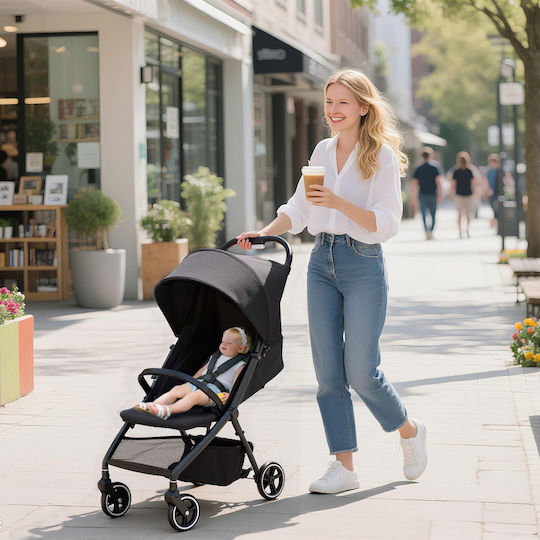 Aiyaplay Baby Stroller Suitable for Newborn Dark Grey 6.3kg