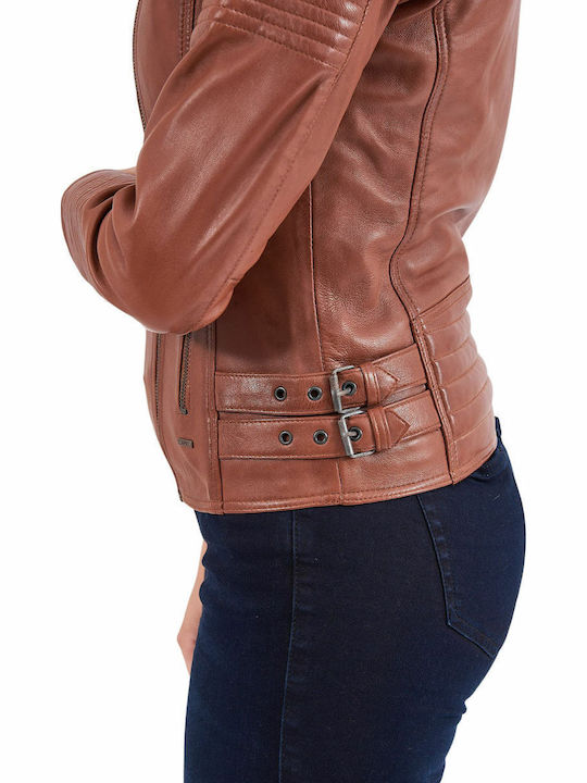 Calypso Damen Bikerjacke Tan
