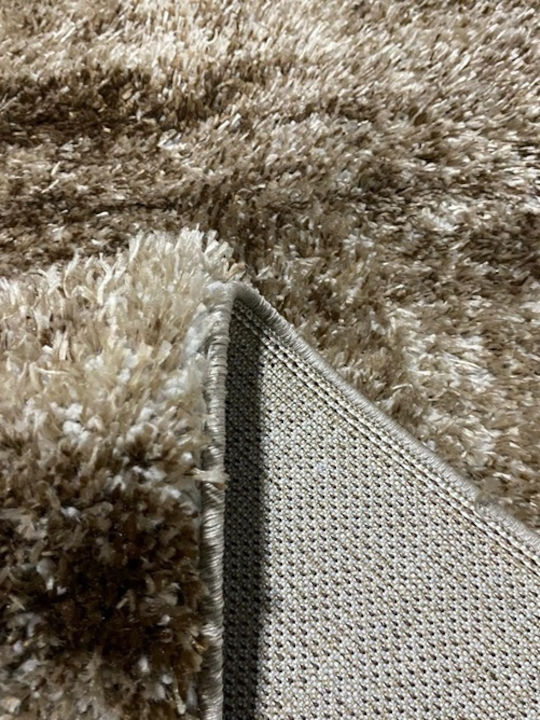 Jasmine Js Shaggy Bedroom Rugs Set Camel Brown JS-533-camel-brown-Set 3pcs