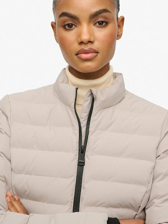 Fuji Women's Puffer Jacket for Winter Grey
