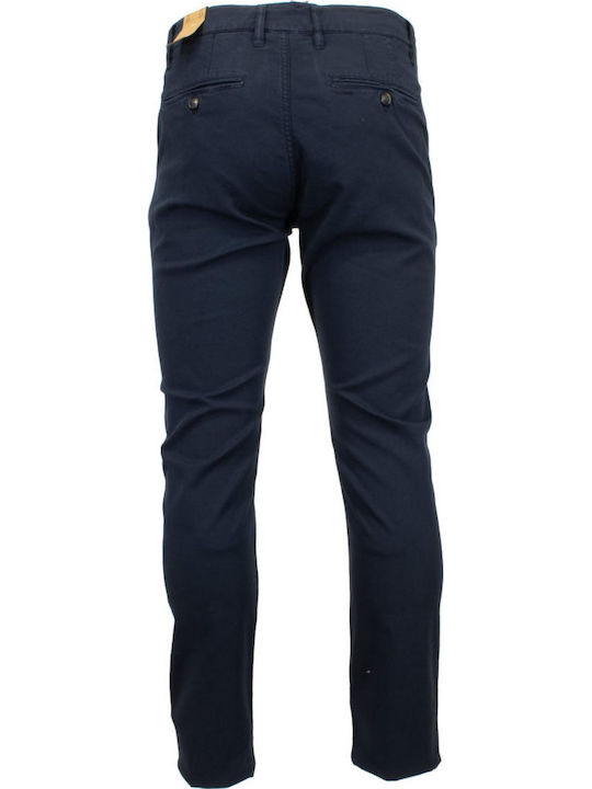 Herrenhosen Chinos Regulär Passform Blau