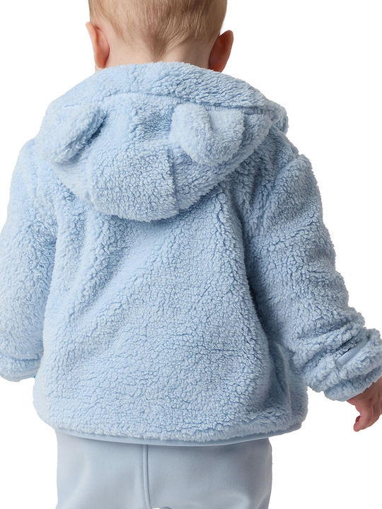Kids Light Blue Full Zip Hoodie