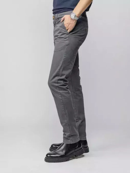Παντελόνι Chino σε Slim Εφαρμογή Γκρι