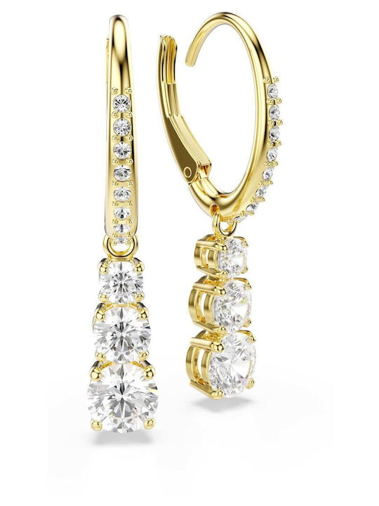 Swarovski Dangle Earrings with Stones
