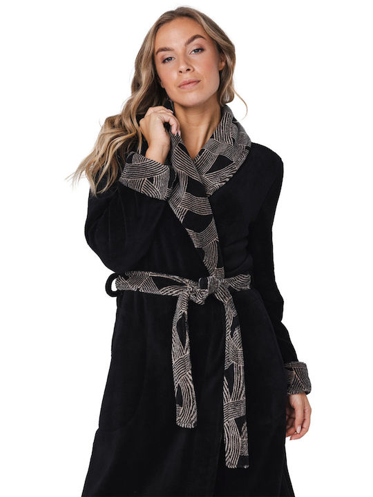 Pastunette Women's Robe Black
