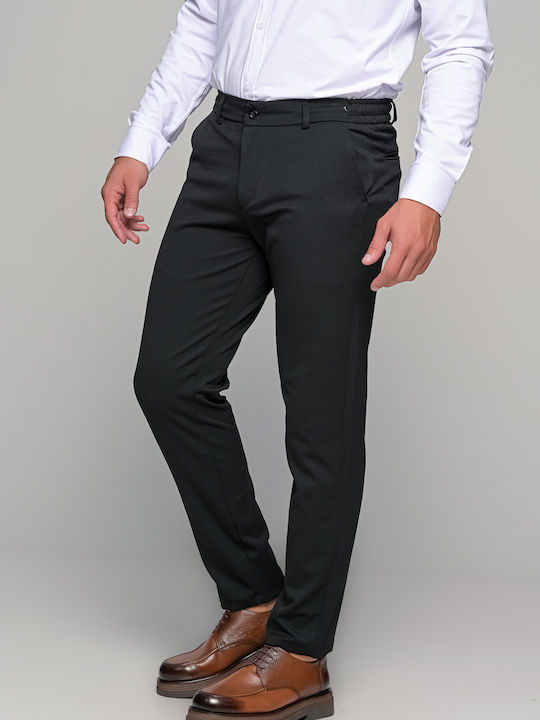 Piazza Nova Men's Black Trousers
