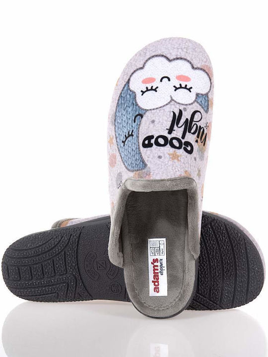 Adam's Shoes Παντόφλες Γκρι