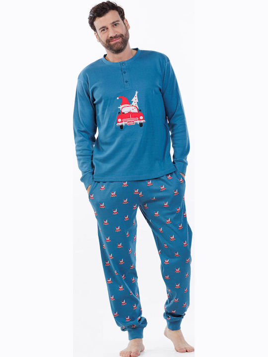 MEI Χειμερινή Ανδρική Πιτζάμα Multicolor