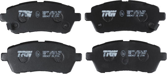 Trw Brake Pad Set Disc Brake Gdb3437